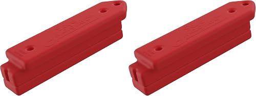 Master Magnetics Magnetic Stud Finder with Shield - Drywall Screw and Nail Detector Tool - Made with Strong Neodymium Magnets - 4.25" L - Red - 2-Pack