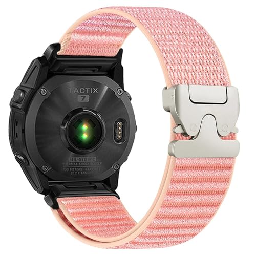 [�����ȓX] 20/22/26 mm�p���V���[�g�{�^���i�C���������O�ɓK���Ă���Garmin Fenix 8 47 mm 51 mm 7 7 X 6 X 5 5 X Plus/Enduro 3/Epix Pro Gen 2�o���h�N�C�b�N�u���X���b�g���p(M