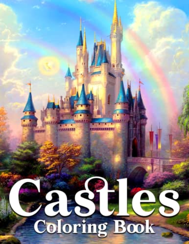 Castles Coloring Book: Relax And Enjoy Coloring Activity With 30 Premium Pictures Inside | Gifts For Kids, Teens And More To Color image 2