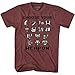 American Classics Monster Hunter Choose Your Weapon Vintage Maroon Heather Adult T-Shirt Tee, Red, Large