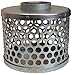 Dixon RHS80 NPSM Round Hole Strainer, 8" ID, Zinc Plated Steel