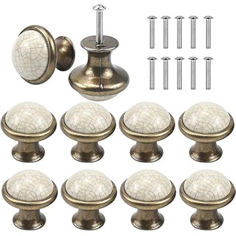 AvoDovA Vintage Ceramic Cabinet Knobs Cover
