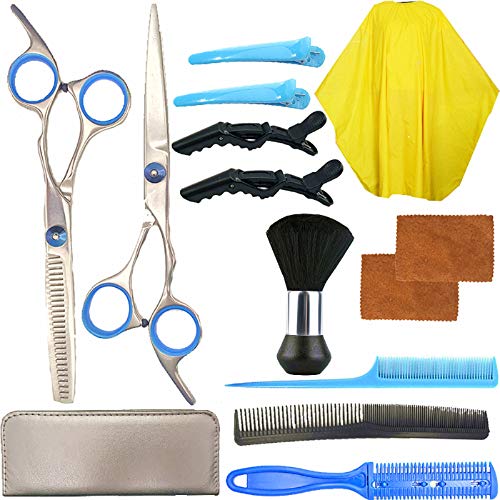 Fycooler tijeras de peluquería, Conjunto Tijeras Peluquelo Profesional para el cabello, tijeras de...