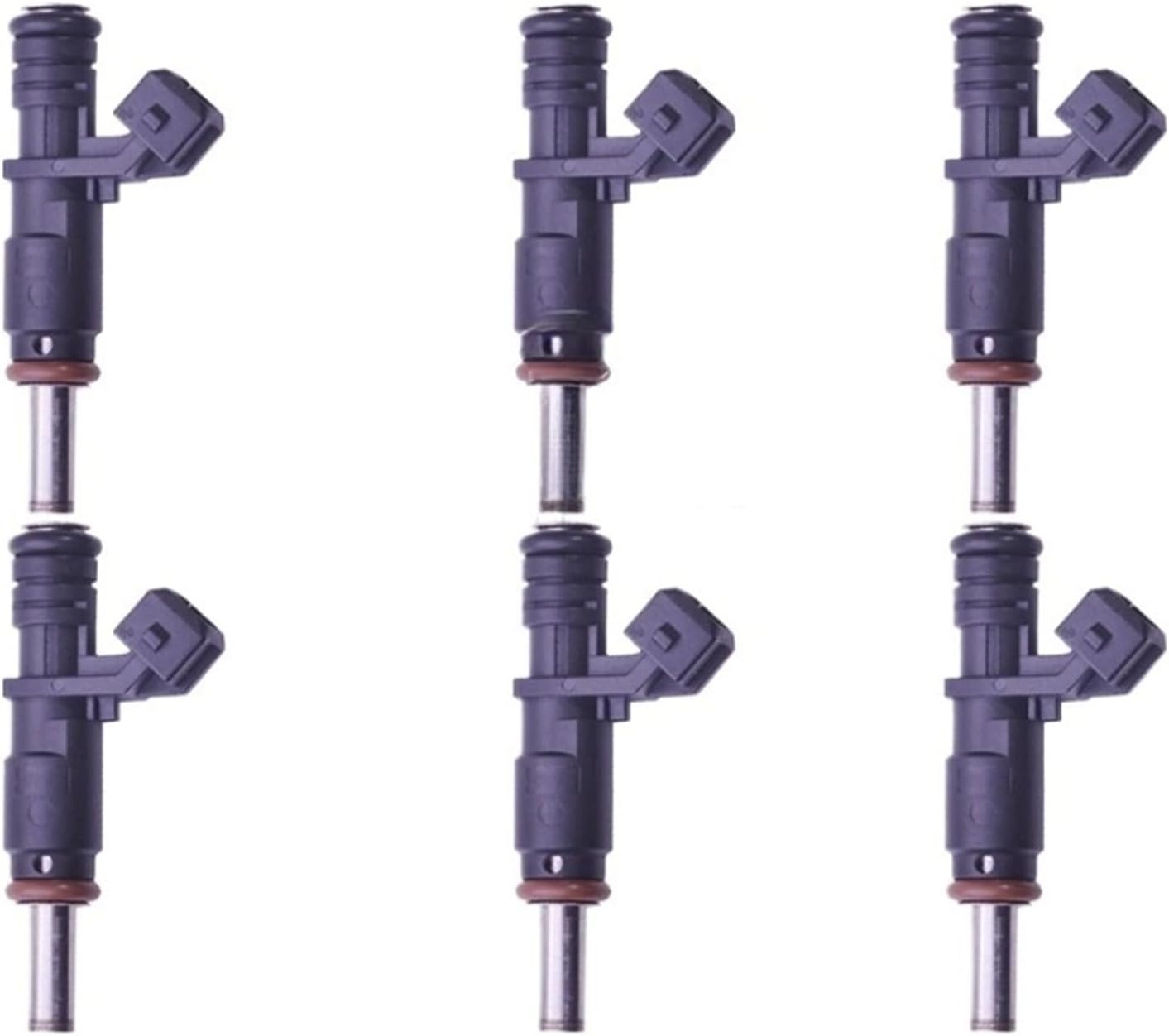 6pcs Fuel Injector Nozzle OE B132B01844 Compatible with Petrol Gasoline Car Injection Values Auto Parts B 132B01844 Tested Direct Replacement High Performance Fuel Injection Kit