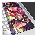 ITBT Evangelion XL Anime Alfombrilla para ratón 700 x 300 mm - Speed Gaming Mousepad - Mouse Pad para Ordenador - 3mm Goma Antideslizante, para Gamers Ordenador, PC y Laptop,B