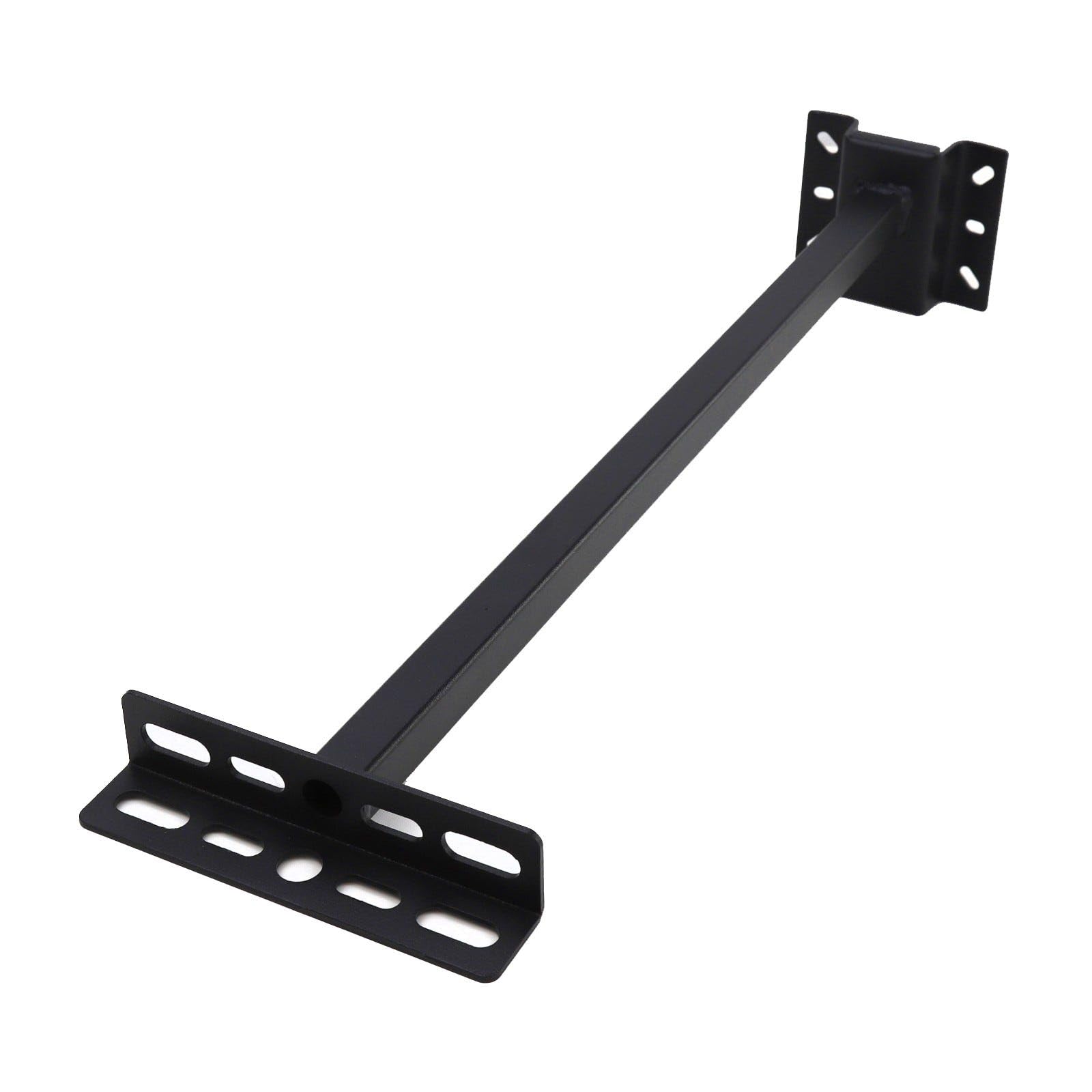 kenable LED Floodlight Extension Arm Bracket with Cable Management 545mm Wall Mount Black 150mm Mounting Plate for Commercial Lighting