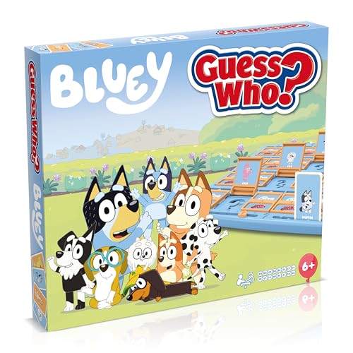 Winning Moves Bluey Guess Who? Classic Guessing Board Game for Families and Bluey Fans great gift for ages 6 plus