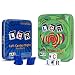 George & Company LLC LCR (Left Right Center) Dice Game in Blue Tin & LCR Wild Dice Game in Green Tin Gift Set Bundle - 2 Pack