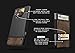 PROOF Wallet | Slim Minimalist Wallets for Men | Leather & Metal | RFID Wallet | Front/Back Pocket | Gift Box | Veteran Owned (Founder (Brown Leather | Dark Gun Metal))