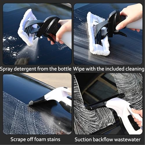 Limpiador de vidrios extensible para ventanas altas de casa 6