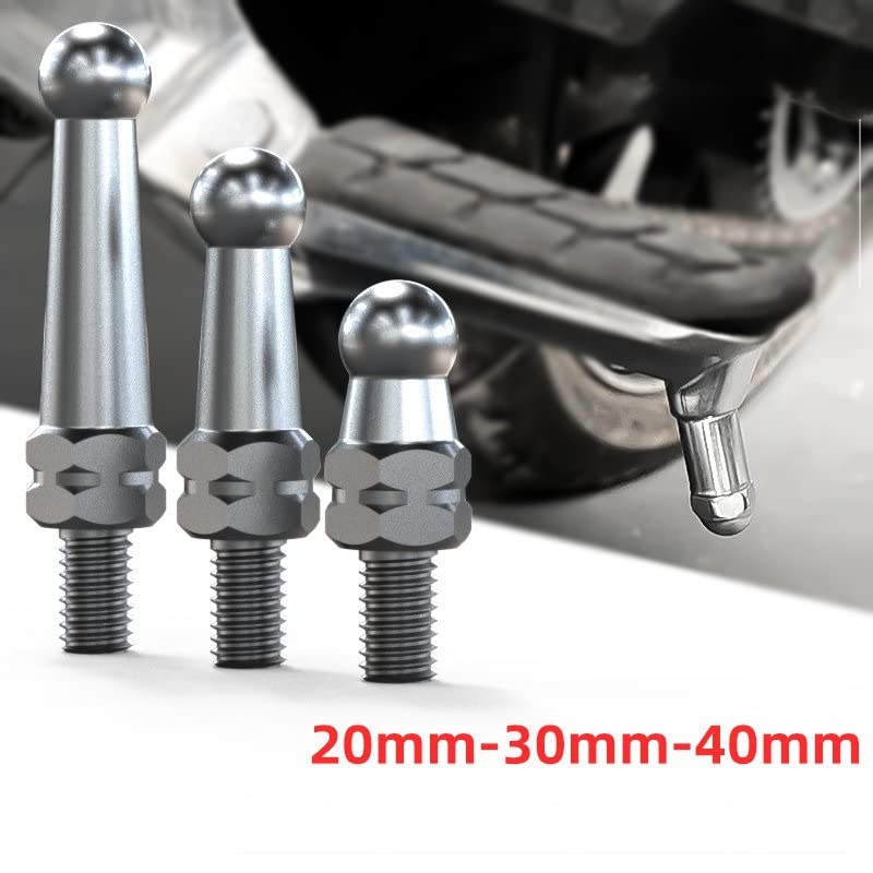 Road Passion Pédales Moto Yamaha YZF R1/R6 - Caoutchouc Et Aluminium, Noir/Argent, Compatible 1998-2012