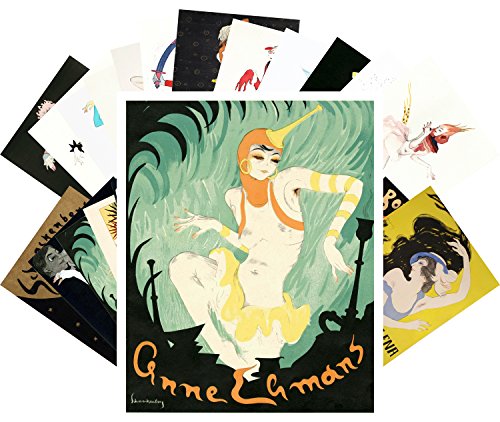 Carte postale vintage Walter Schnackenberg pour sublimer un mur de cadre art deco retro