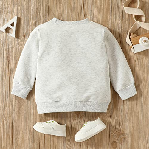 Toddler Kid Girl Boy On Sunday We Watch Football with Mommy/Daddy Sweatshirt Oversized Sweater Fall (GY1, 3-4 Years)2