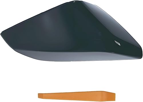 Cubierta del espejo retrovisor del lado derecho del pasajero compatible con Chevrolet Chevy Malibu 2016-2021 84026842 negro mate