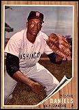 1962 Topps #378 Bennie Daniels Washington Senators (Baseball Card) EX Senators