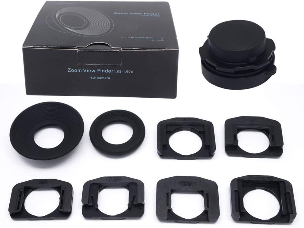 Mcoplus 1.08x-1.60x Zoom Viewfinder Eyepiece Magnifier for SNY NEX E Mount/Canon Nikon Pentax Olympus Fuji Samsung Sigma Minoltaz DSLR Camera
