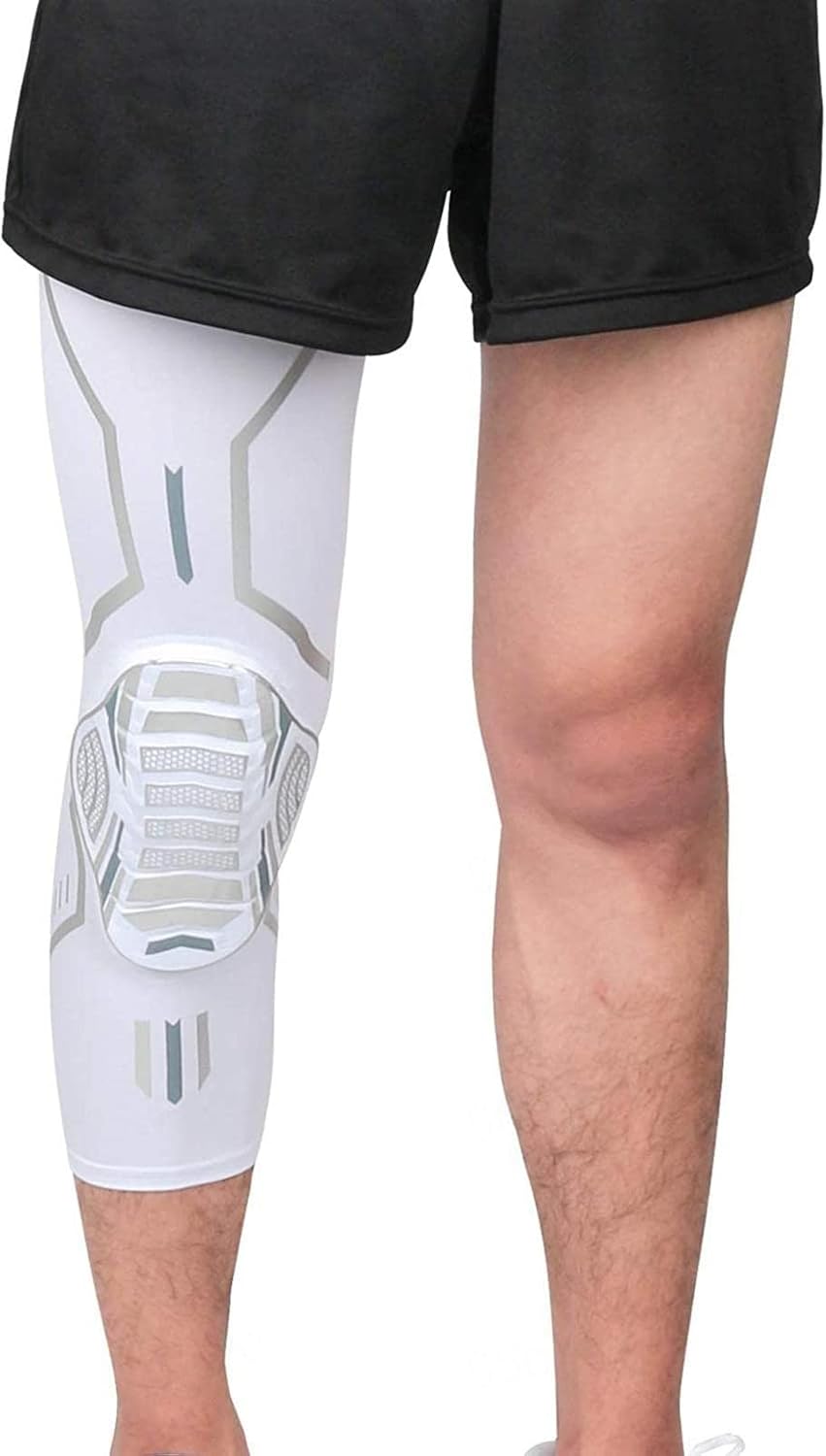 1 Pair Basketball Kneepads Elastic Foam Volleyball Knee Pad Protector Fitness Gear Sports Training Support Bracers,XL