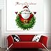 Produktbild MAYOGO Minimalistisch Wandaufkleber Weihnachten Dekoration Weihnachtsmann Wand Deko Stickers Dekorierte Wohnzimmer Schlafzimmer Küche und Esszimmer 27 * 20cm