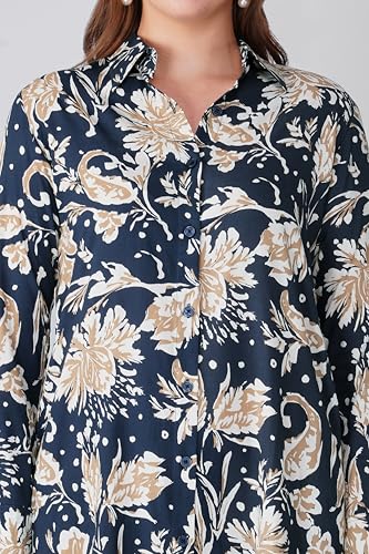 Image of Midi Dress for Women | Rayon A-Line Dress with Pockets | Casual Western Dress for Women | Comfortable Everyday Wear