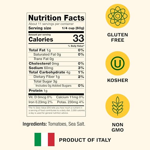 Cento Rustica Passata, 24 Oz (Pack of 6), 100% Italian Crushed Tomatoes, Made in Italy from Fresh Whole Tomatoes - Non-GMO, Gluten-Free