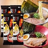【王道&ピリ辛の食べ比べ】 一風堂 博多・絹ごしとんこつラーメン白丸・赤丸(2人前・乾麺タイプ) 4セット おうちで手軽に一風堂のとんこつラーメンを おうちでIPPUDO 豚骨ラーメン ラーメンスープ インスタント麺 保存食 4set