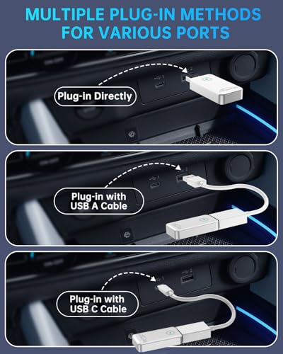 Adaptateur CarPlay sans fil iPhone iOS boîtier de conversion Bluetooth automobile