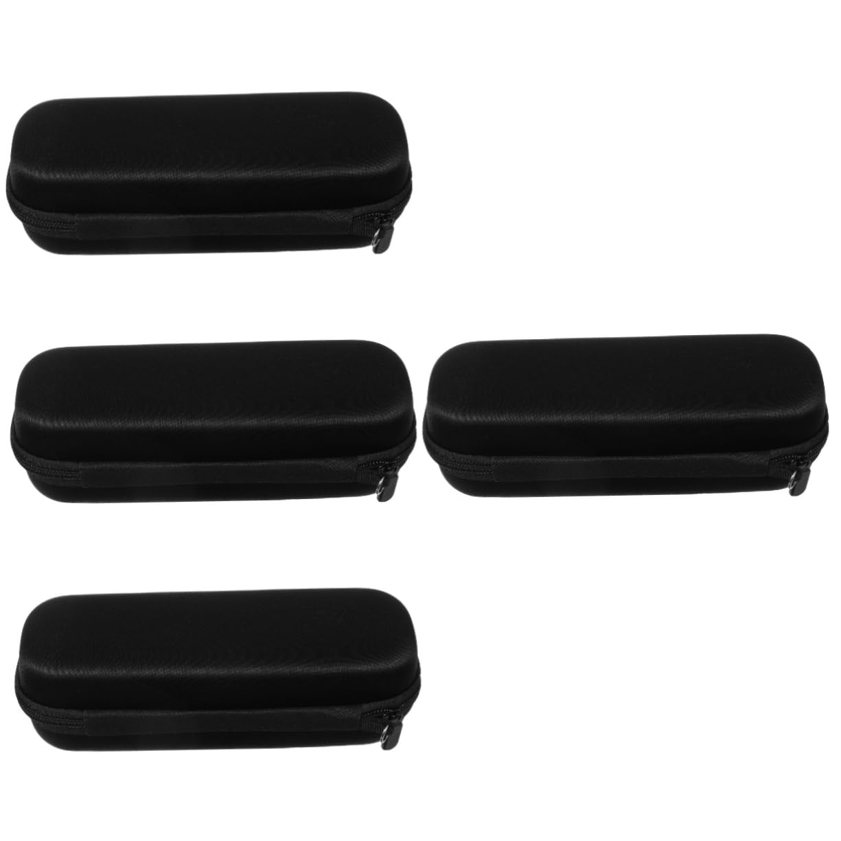 Healeved 4 Pièces pour Brosse à Dents Étui à Brosse Portable Étui De Voyage pour Brosse à Dents Électrique Étui De Voyage Brosse à Dents Et Dentifrice Tricot Black