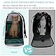 VSSHE Katzenrucksack,Hunderucksack bis 7.5kg Raumkapsel Haustier Rucksack für Katzen und Hunde Welpen Tragbar Transportrucksack mit Transparentes Fenster und Anti-offener Reißverschluss mit Hundenäpfe