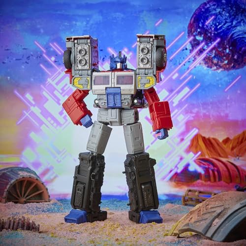 Transformers Toys Generations Legacy Series Leader G2 Universe Laser Optimus Prime Action Figure - Kids Ages 8 and Up, 7-inch image 2