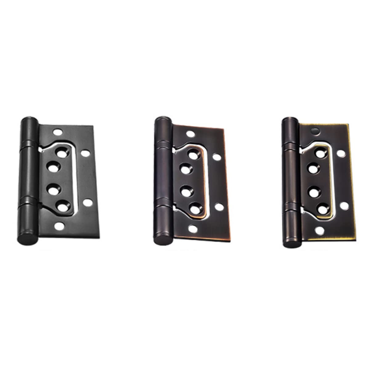 VILLFUL Concealed Hinge Stainless Steel Door Hinges Spring Hinges Black Stainless Steel Hinges