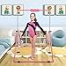 Zephylix Gymnastics Bar-Adjustable Height Kids Gymnastics Bar, Folding Gymnastics Equipment for Kids, 42 * 58 * 50