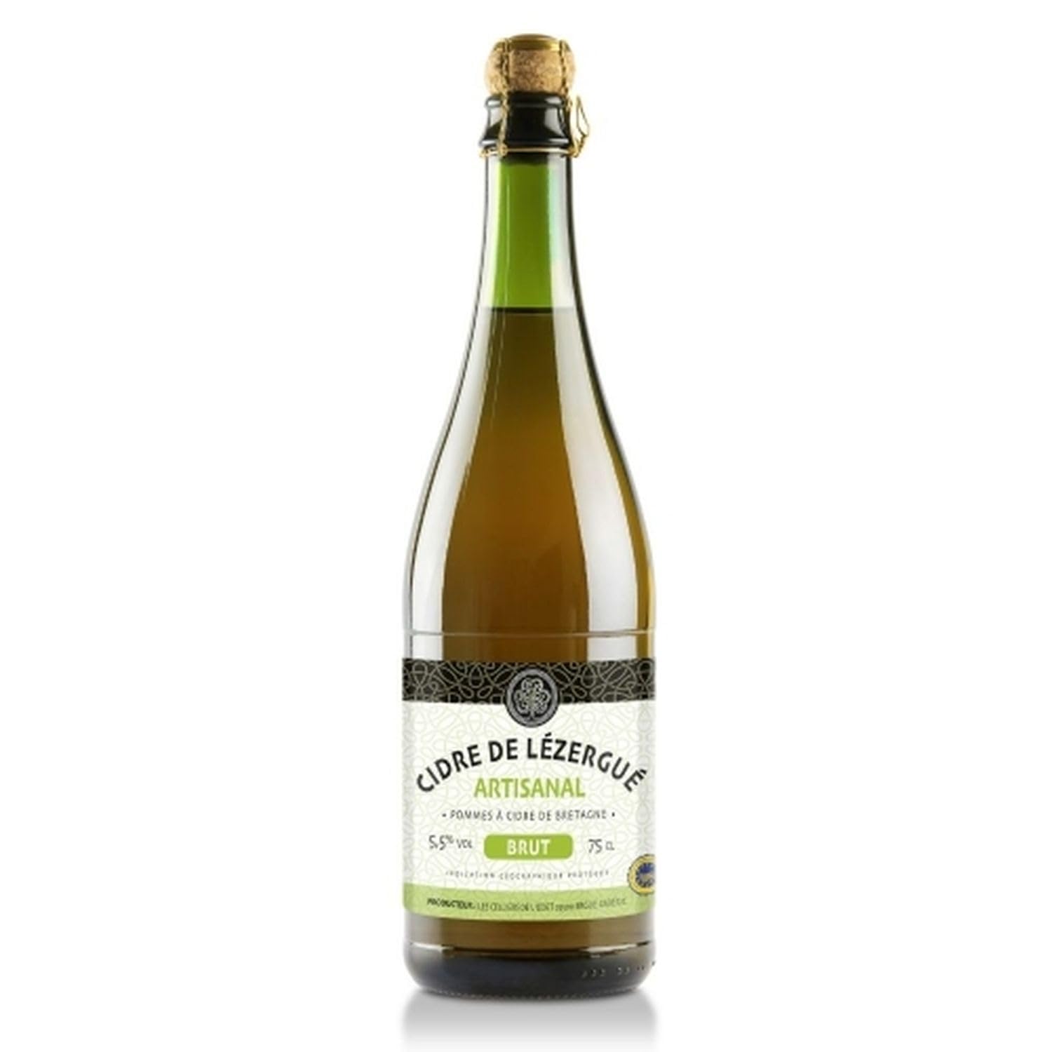 Lot 6x Cidre de Lézergué artisanal brut - Bouteille 750ml