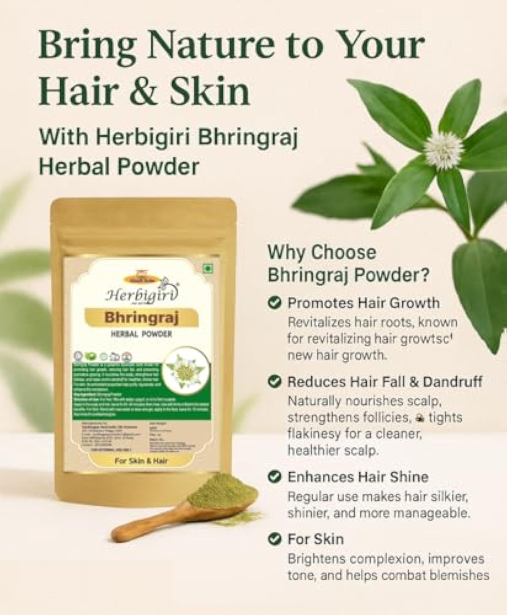 Khadi 5 Powders Combo for Healthy Scalp & Hair Care