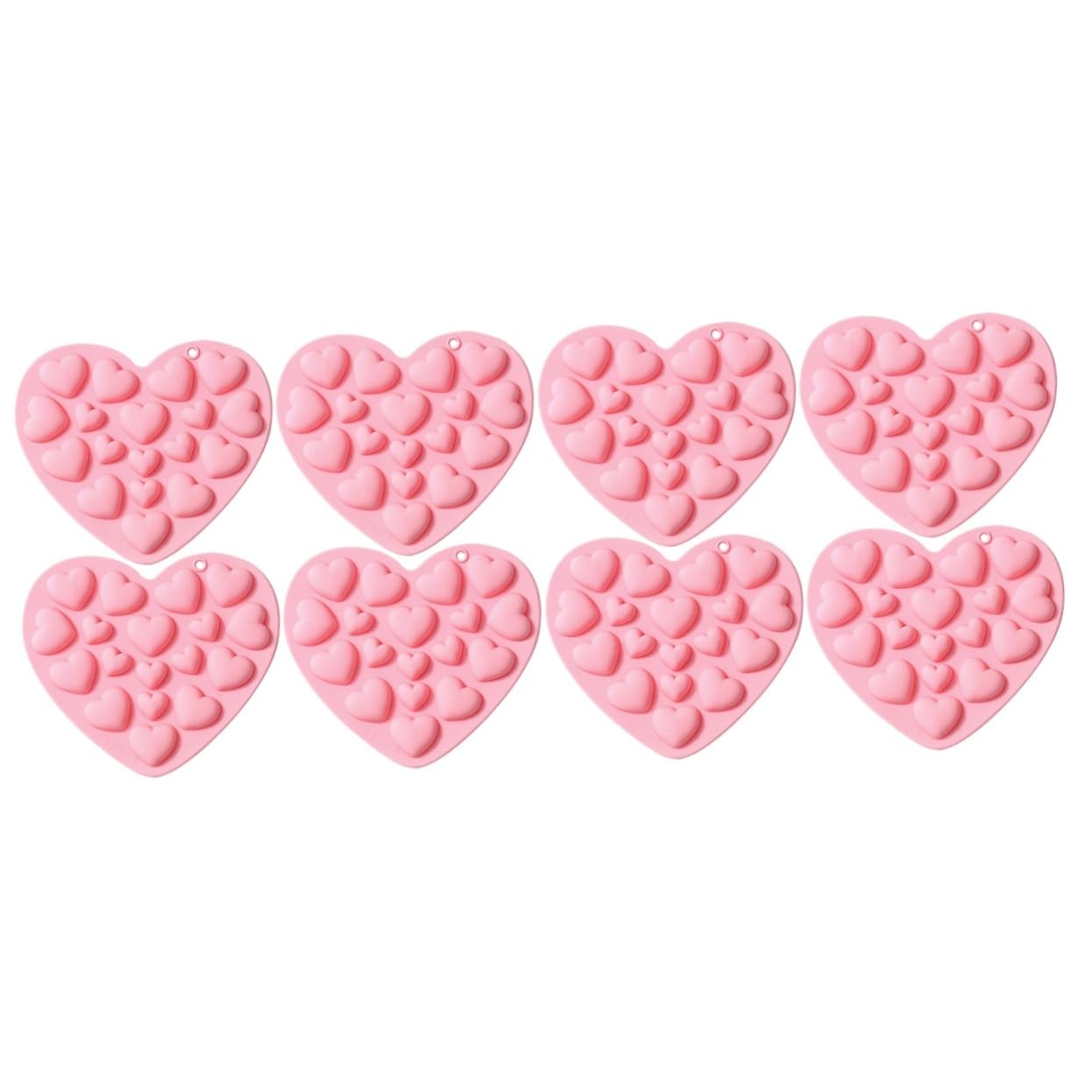 IMIKEYA 4 set di stampi antiaderenti per cuocere strumenti per mousse decorazione di biscotti cubetti di ghiaccio dolci cioccolatini decorazione di dolci decorazioni da 2 pezzi x 4