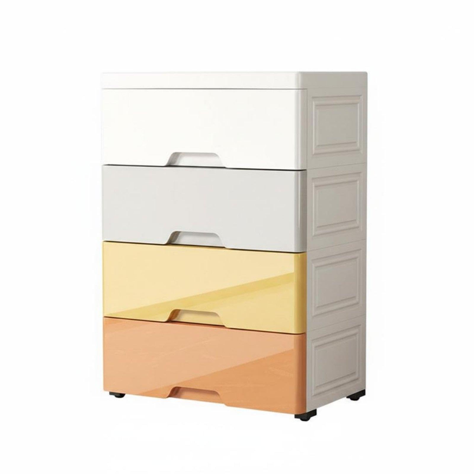 Bedside Storage Cabinet Modern Simple Style Multi-Layer Drawer Cabinet High Capacity Freestanding Drawer Organizer for Bedroom, Living Room, Closet Morandi 36cm-4tier-image-28