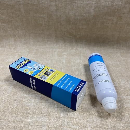 Preparados de limpieza SakerPlus para desatascar desagües, botella de 10,15 onzas, mantenimiento de tuberías de alcantarillado para cocina, bañera y ducha miniatura 4