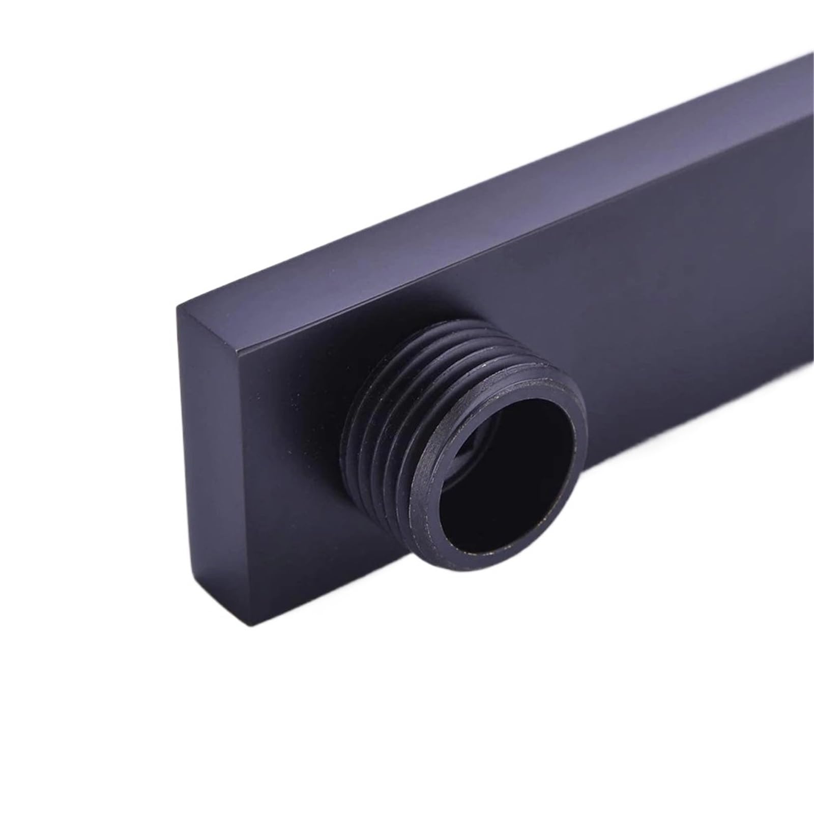 ExtensióN Del Brazo De La Ducha Extensión de brazo de ducha de latón, soporte for cabezal de ducha, cromado, níquel cepillado, negro(Black)
