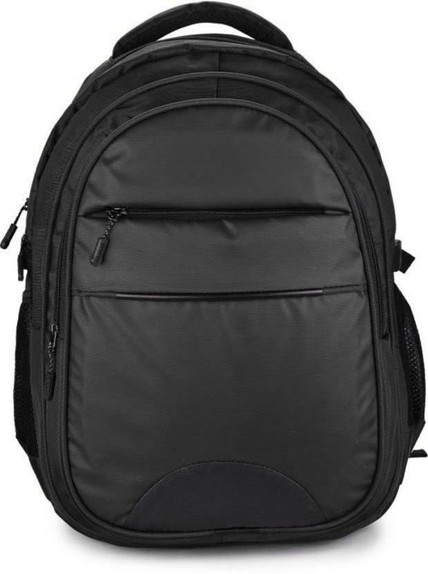 Image of Black Backpack with Multiple Compartments