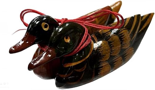 Miniatura 4 de DMtse Feng Shui - Par de patos mandarinos para amor y fidelidad (tamaño pequeño de 2 1/2 pulgadas), decoración del hogar Feng Shui, el significado
