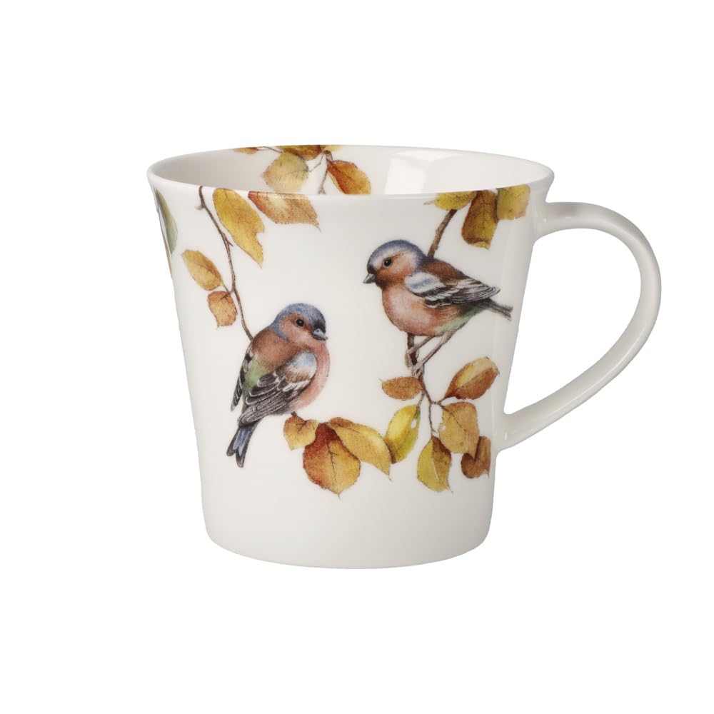 Coffee/Tea Cup Mug with Chaffinches 0.35 L Songbirds Design