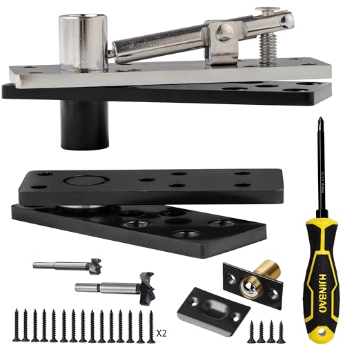 Hidden Door Pivot Hinge,600Lbs Load-Bearing,Thickened Solid Alloy Steel by NIFHERTIG - Used condition - US$15.68