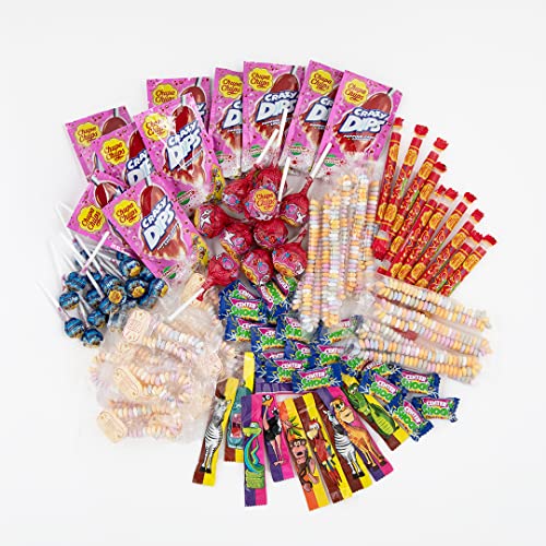 Chupa Chups Teenager Süßigkeiten Mix, 100-teilig, mit Lollis, Kaugummis, Kaubonbons & Spezialartikeln, Ideal für Parties oder Weihnachten, 1000 g Cover