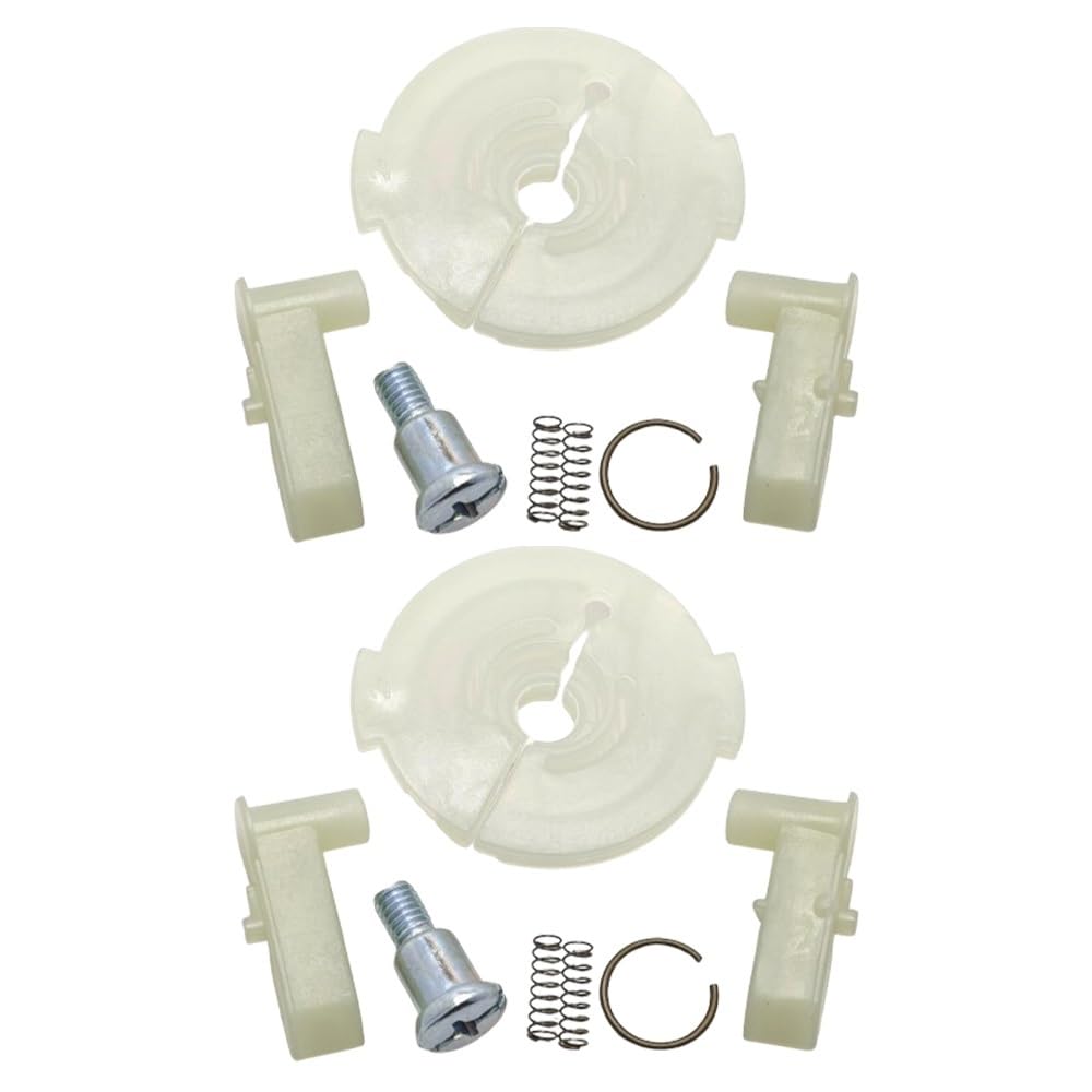 2Set Avviamento a Strappo Guida a cricchetto Kit Molla di Ritorno attrito Adatto for GX120 GX160 GX200 Motore Tosaerba Motore Strumento Pezzo di Ricambio