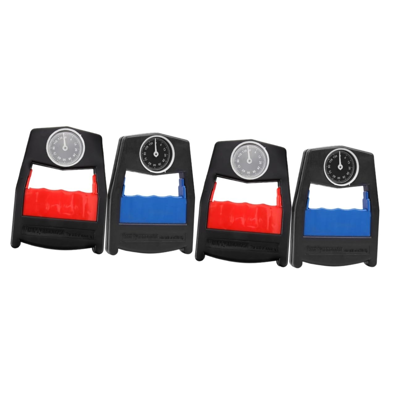 Generic 4 Pcs Test Grip Dynamometer Heavy-duty Grip Strengthener Man Finger Trainer Gripper Wrist Exerciser Hand Wrist Trainer Man Finger Exerciser Hand Training Tools Hand Grip