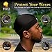 Royalty Headwear Premium Wave Cap, The Best Wave Cap for 360, 540, and 720 Waves (Red)