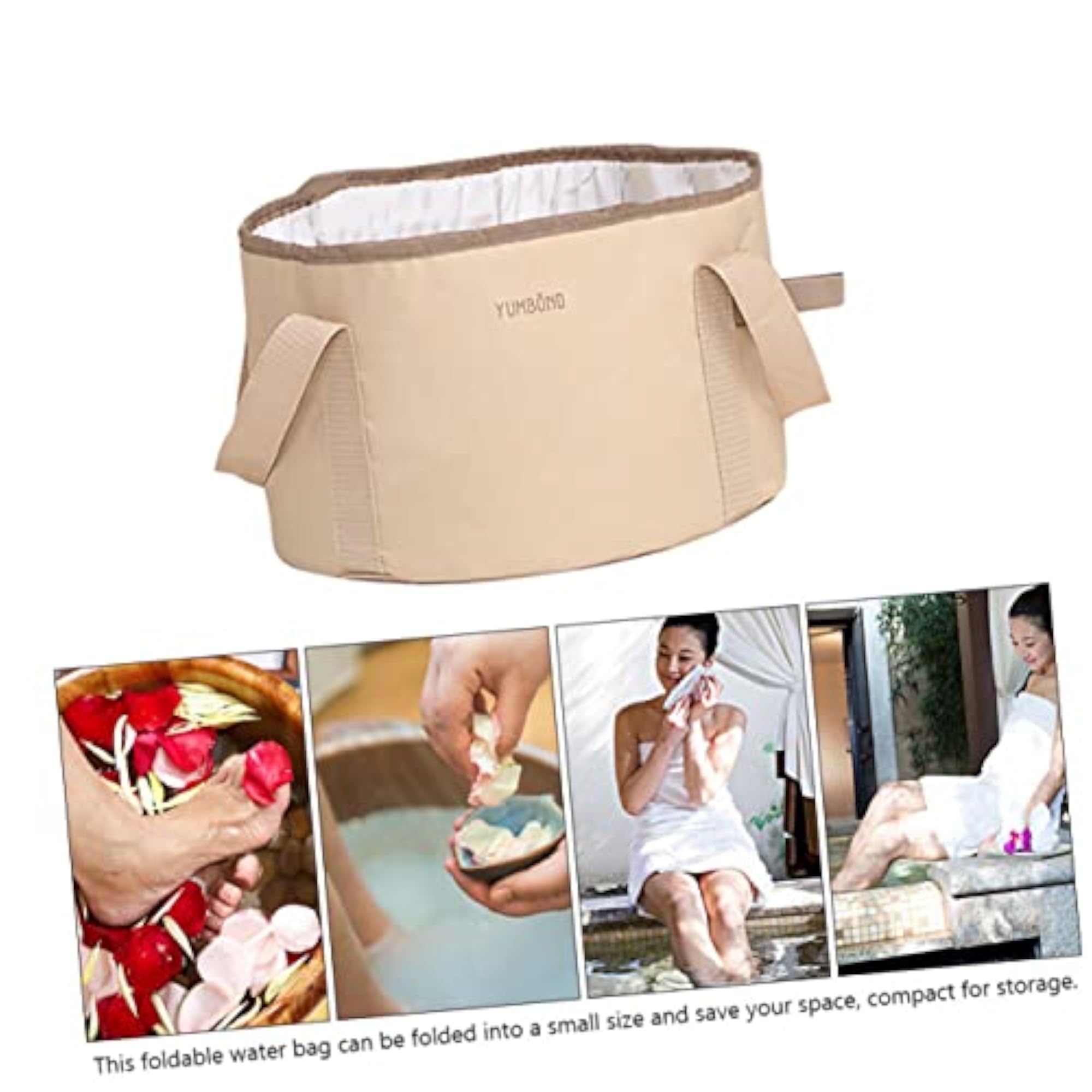 3 pcs Foot Bath Collapsible Foot Basin Set