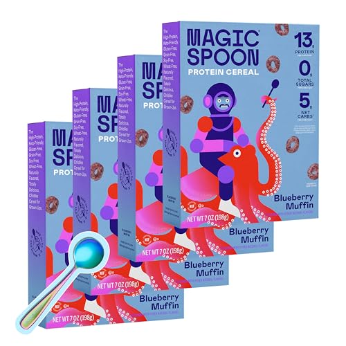 Image of Magic Spoon Blueberry Muffin High Protein Cereal - Keto - 4 Pack