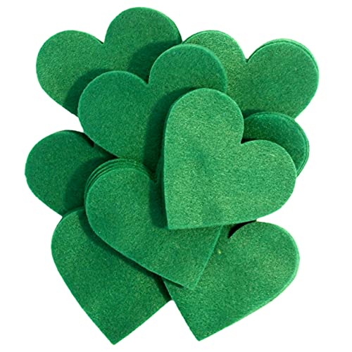 Playfully Ever After MF-PEA-FELT-1INHEART-GREEN-200PC 1 Inch Felt Hearts 200Pc - Green cover