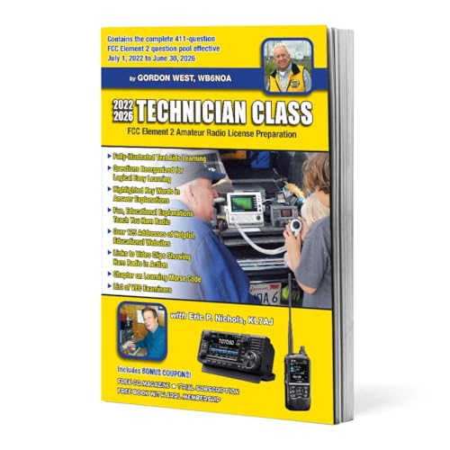 Gordon West Technician Class FCC Element 2 Amateur Radio License Preparation 10th Edition 2022-2026