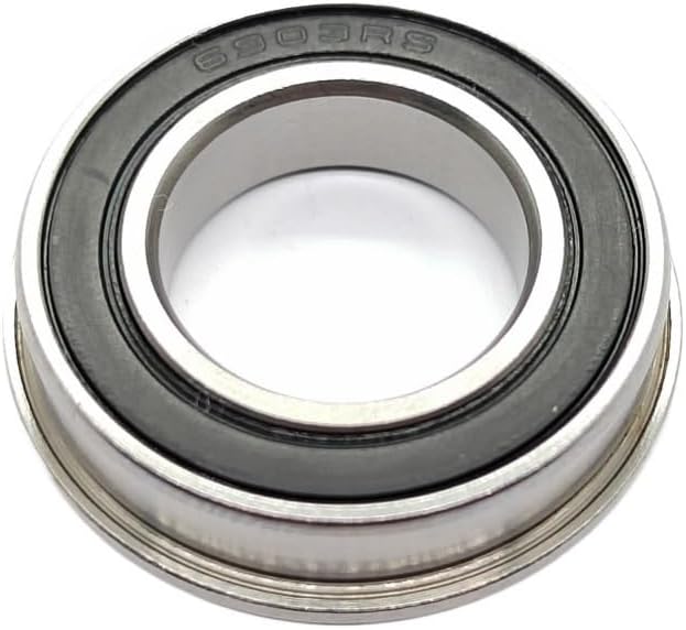 10pcs F6902RS Miniature Flanged Ball Bearings 17x30x7mm Flange Bearing